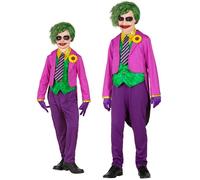 Widmann Evil Clown (Jacket With Shirt And Vest, Pants, Gloves) (158 cm / 11-13 Y