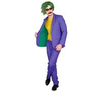 Widmann Evil Clown Party Fashion Suit (Jacket, Pants) (XL) Purple / Lila