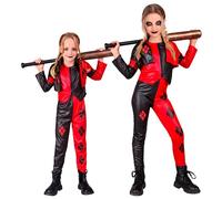 Widmann Evil Harlequin (Jacket, Vest, Pants) (128 cm / 5-7 Years) Red
