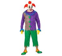 Widmann-Evil Joker Costume Uomo, Multicolore, (L/XL), 01963