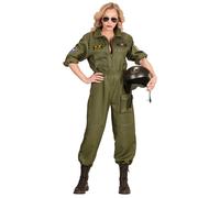 Widmann Fighter Jet Pilot (Overalls) (M) Green