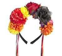 Widmann- Fiori con Nastri Cerchietto Donna, Multicolore, 00089