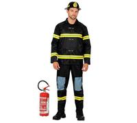 WIDMANN MILANO PARTY FASHION - Costume da pompiere, uniforme, professione, vigile del fuoco, costumi in maschera