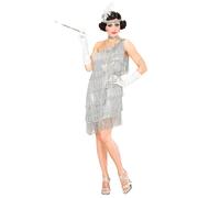 COSTUME CHARLESTON ARGENTO L