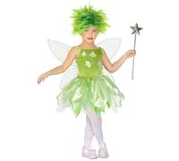 Widmann Forest Fairy (Dress, Wings) (140 cm / 8-10 Years) Green
