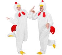 Widmann Funny Chicken (Hooded Jumpsuit With Mask) (M/L - h 175 cm) White