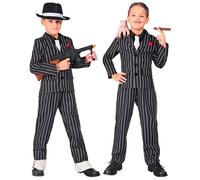 Widmann Gangster (Jacket, Tie, Pants) (XL) Black