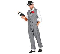 Widmann Gangster (Vest, Pants, Tie) (M) Grey