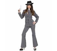 Widmann Gangster (Vest, Pants, Tie) (XXL) Grey