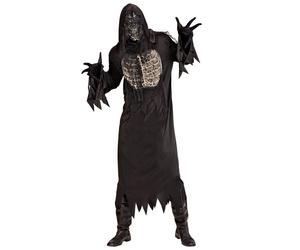 Widmann Ghoul (Hooded Robe, Gloves, Mask) (M) Black