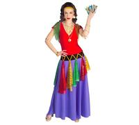Widmann Gipsy Queen (Stretch Fabric Dress, Headband) (S) Different Colors