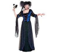 Widmann Gothic Princess (Velvet Dress With Veils, Headpiece With Veil) (S) Diffe