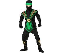 W WIDMANN MILANO Party Fashion - Costume da bambino ninja, combattente, guerriero giapponese, costumi in maschera