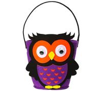 Widmann 01348 - Cestino Dolcetto O Scherzetto, Bambino Unisex, Gufo, Halloween, Feste A Tema, Multicolore