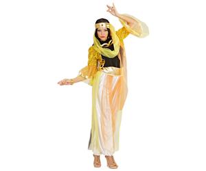 Widmann Harem Dancer (Shirt, Sequin Jacket, Pants With Veils, Belt, Headpiece Wi