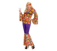 Widmann Hippie Girl Velvet (Shirt, Pants, Headband) (M) Different Colors