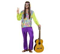 Widmann Hippie Man Velvet (Shirt, Pants, Headband) (M) Different Colors