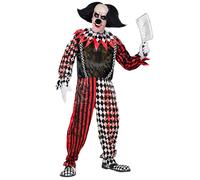 Widmann Horror Clown (Jumpsuit, Collar) (S) Black