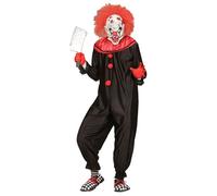 Widmann Horror Clown (Jumpsuit) (M) Black