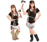 Widmann Indian (Coat, Pants, Headband) (158 cm / 11-13 Years) Brown