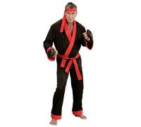 Widmann Kick Boxer (Coat, Pants, Belt, Headband, Boxing Gloves) (L) Black