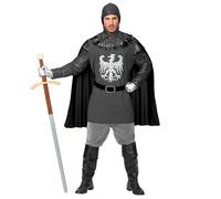 Widmann Knight (Coat With Cape, Belt, Hood) (S) Grey