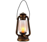 W WIDMANN MILANO Party Fashion Lanterna con Luce LED Tremolante Adulto Unisex, Oro, 9530L