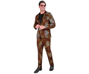 Widmann Leopard Animalier Party Fashion Suit (Jacket, Pants) (M) Different Color