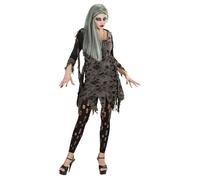 Widmann Living Dead (Tattered Dress, Tattered Leggings) (M) Grey
