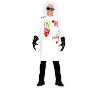 WIDMANN MILANO PARTY FASHION - Costume da scienziato pazzo, camice, guanti, scienziato pazzo, psicopatico, carnevale