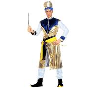 Widmann Maharaja (Long Coat, Pants, Belts, Shoe Covers, Turban With Gems) (M) Di