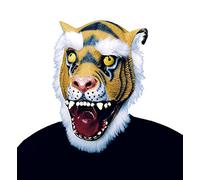 Widmann - Maschera da Tigre con Capelli e Barba, in Peluche