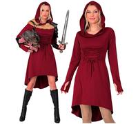 Widmann Medieval Gothic (Hooded Dress) (S) Bordeaux