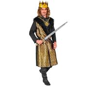 Widmann Medieval King (Coat With Vest & Medallion Necklace, Belt) (S) Different