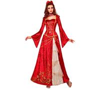 Widmann Medieval Princess (Dress With Crinoline Underskirt, Headpiece With Veil)