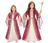 Widmann Medieval Princess (Dress With Petticoat, Crown) (116 cm / 4-5 Years) Bor