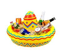 WIDMANN MILANO PARTY FASHION 04839 - Sombrero gonfiabile per bevande, diametro circa 50 cm, Messico, festa a tema, carnevale, festa in piscina