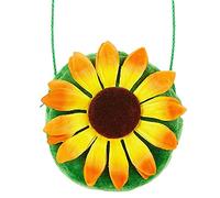 W WIDMANN MILANO Party Fashion 05848 - Borsa girasole, giardiniere, fiore, costume hippie, accessorio, festa a tema, carnevale