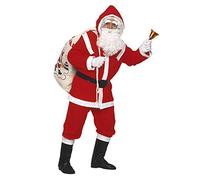 WIDMANN MILANO PARTY FASHION 1535D - Costume Babbo Natale di lusso, Babbo Natale, barba, Natale, costumi di carnevale