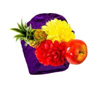 WIDMANN MILANO PARTY FASHION 2896M - Copricapo Miranda, frutta, copricapo brasiliano, festa a tema, carnevale