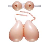 WIDMANN MILANO PARTY FASHION 5379T - Seno e sedere gonfiabili, drag queen, carnevale, festa a tema