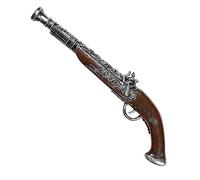 WIDMANN MILANO PARTY FASHION 86242 - Pistola da pirata, marrone, bucaniere, bandito, costume, accessorio, carnevale, festa a tema, Halloween