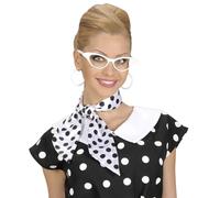 WIDMANN MILANO PARTY FASHION - Bandana moda anni '50, raso, retrò, accessorio, costume, carnevale, festa a tema
