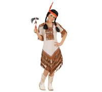 WIDMANN MILANO PARTY FASHION - Costume da bambina indiana, abito, selvaggio west, figlia del capo, carnevale