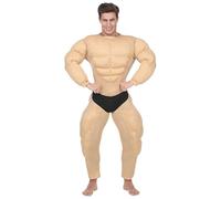 W WIDMANN MILANO Party Fashion - Costume da culturista, tuta muscolare, costumi in maschera