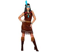 WIDMANN MILANO PARTY FASHION - Costume da indiano, abito, figlia del capo, Far West, carnevale, festa a tema