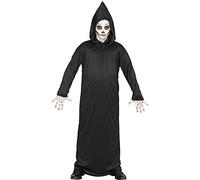 costume carnevale halloween bambino GRIM REAPER tunica con cappuccio