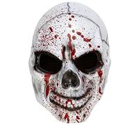 WIDMANN MILANO PARTY FASHION - Maschera da teschio in lattice, teschio, horror Halloween