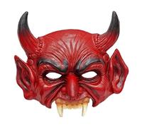 WIDMANN MILANO PARTY FASHION - Maschera di Halloween in lattice, demone, horror