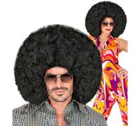 WIDMANN MILANO PARTY FASHION - parrucca afro gigante, parrucca riccia, capelli sintetici, disco fever, anni '70, carnevale